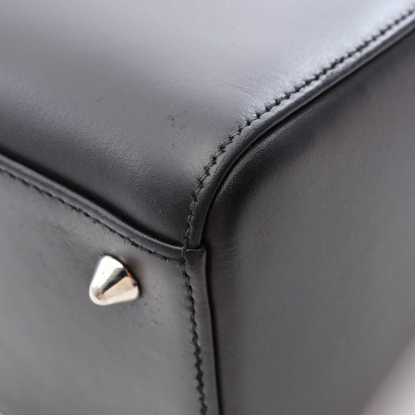 Dior Handbag Lady Dior 2-Way Black Multi Leather Tote