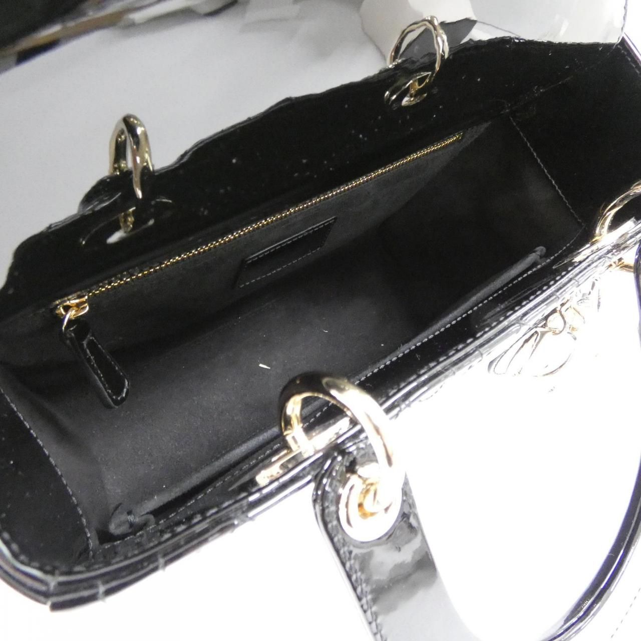Dior Lady Bag Handbag Black