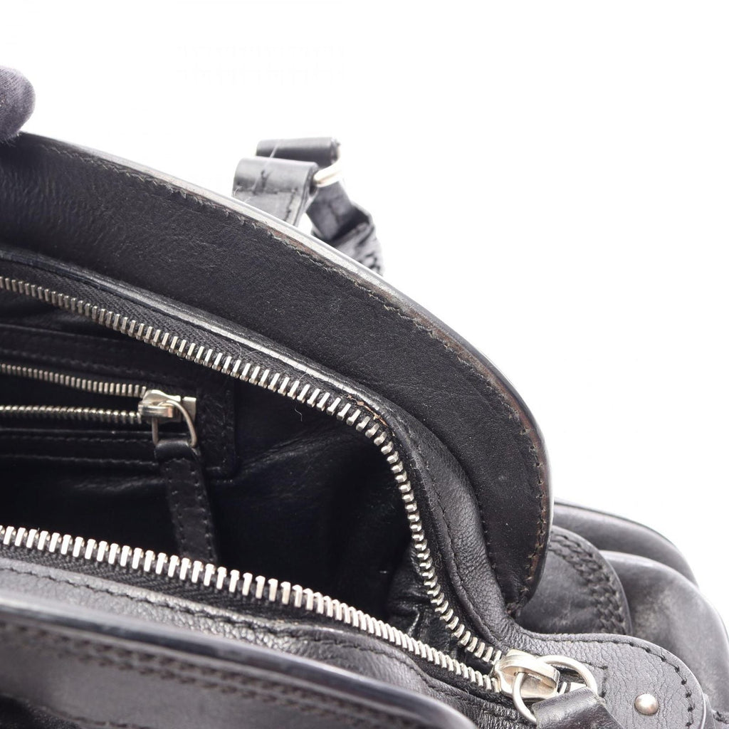 Dior Handbag My Frame Black Leather