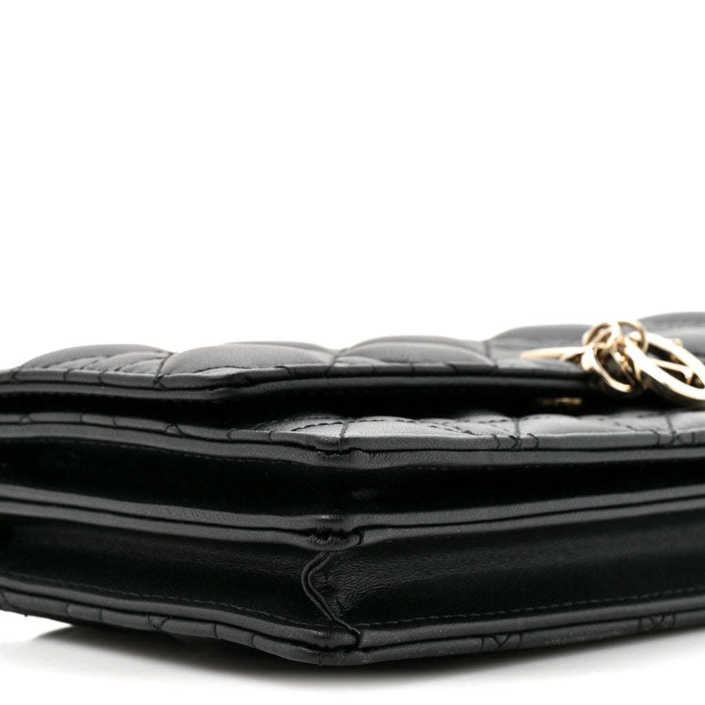 Lambskin Cannage Mini My Dior Bag Black