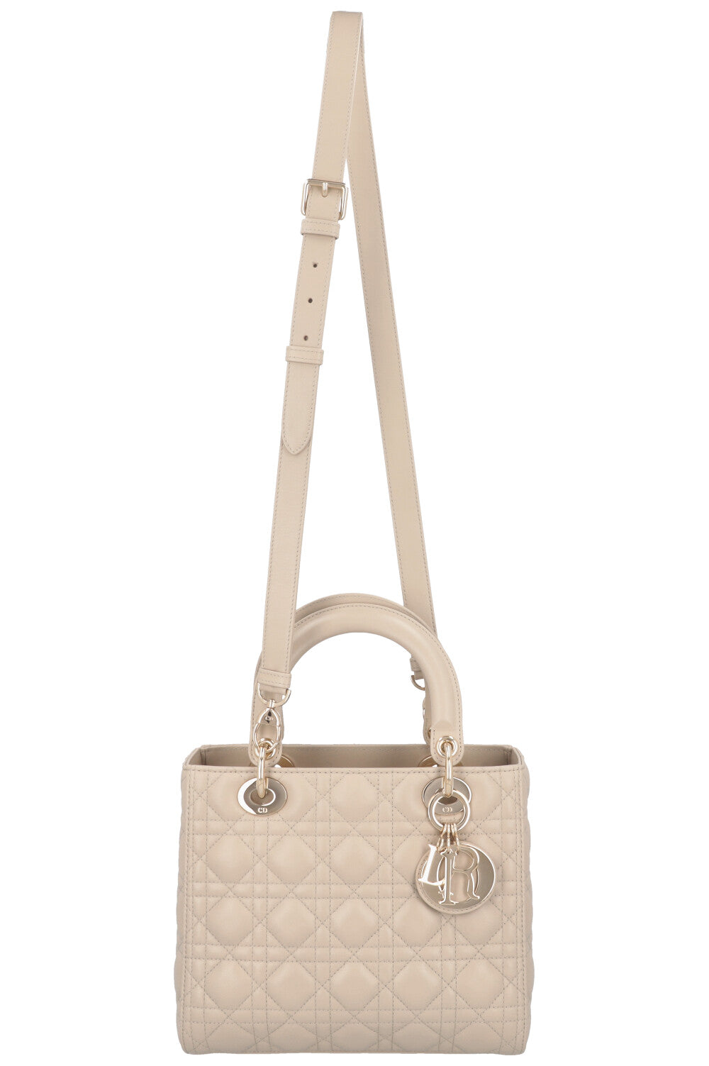Dior Lady Dior Cannage Grey Handbag Cannage