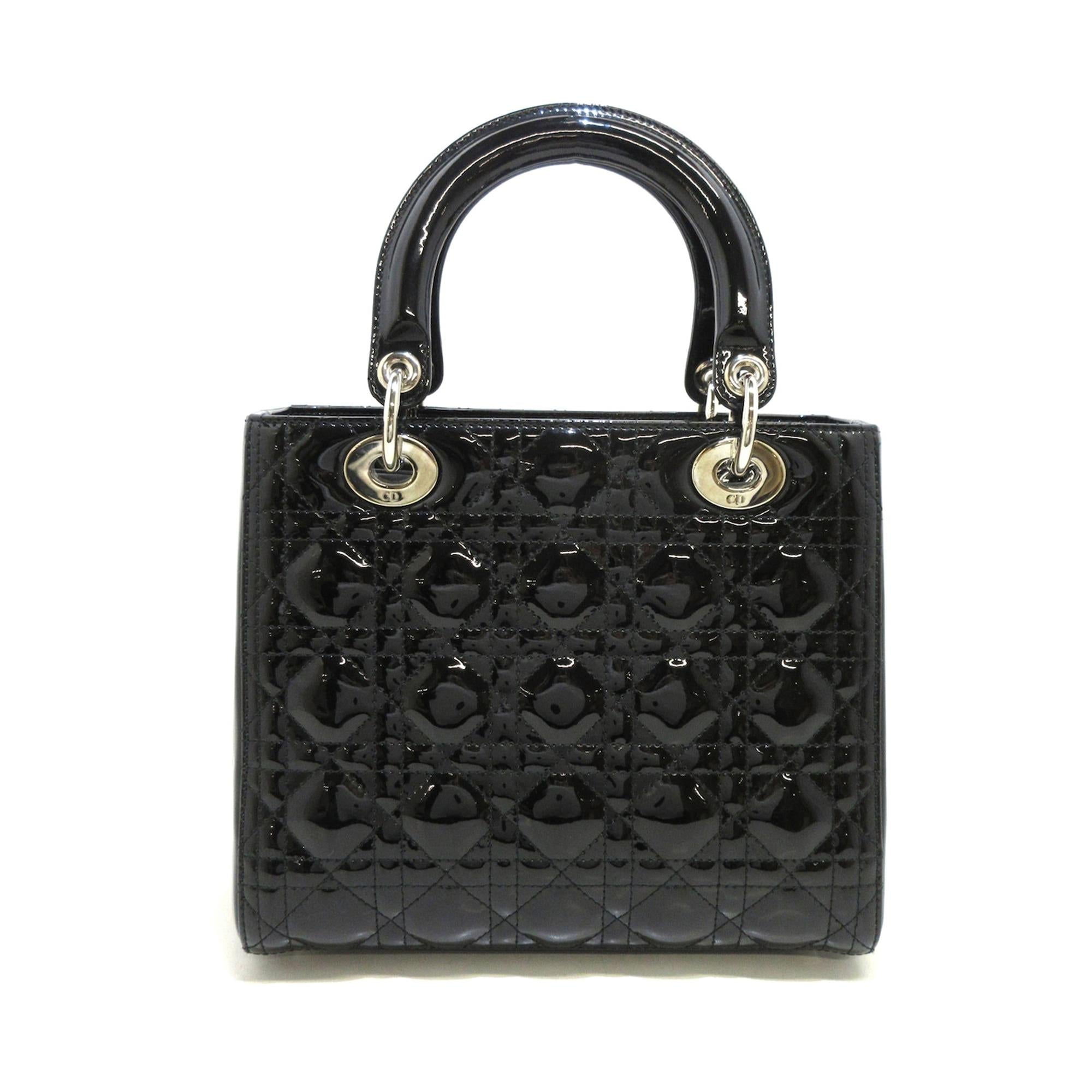Dior Lady Dior Leather Mini Handbag