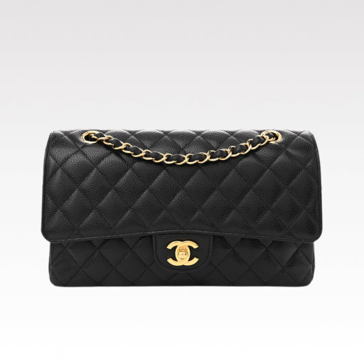 Chanel Classic Flap Bag Medium Gold Hardware