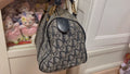 210725-6 Christian Dior navy tote bag 25 handbag