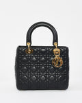 Dior Lady Dior Leather Handbag