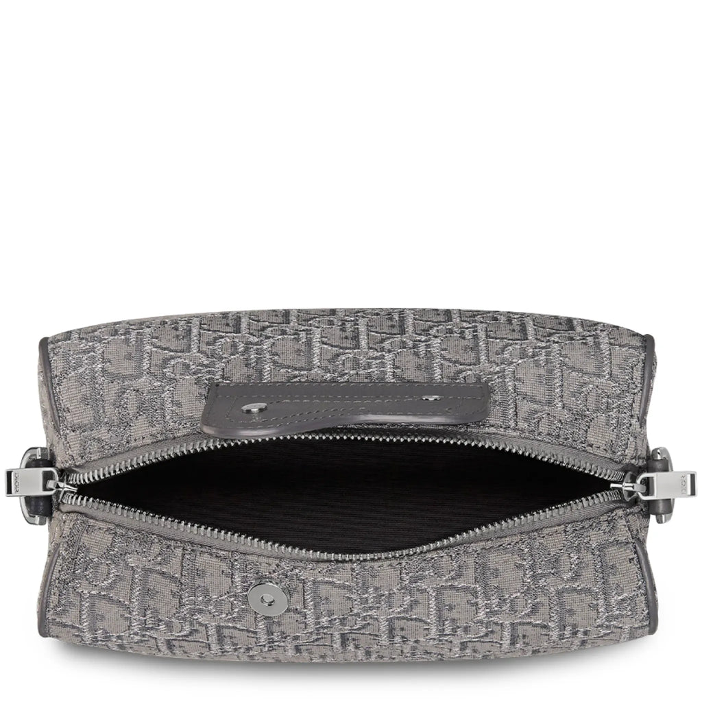 Dior Lingot 22 Oblique Dark Grey Messenger Bag